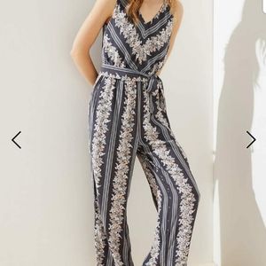 LOFT Grey/Gray Jumpsuit